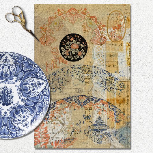  Rustic Texture French Design Decoupage Tissuepapier