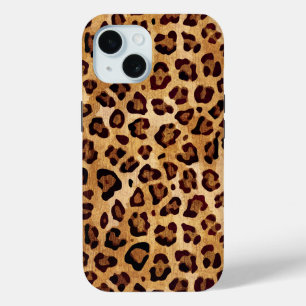 Rustic Texture Leopard Print