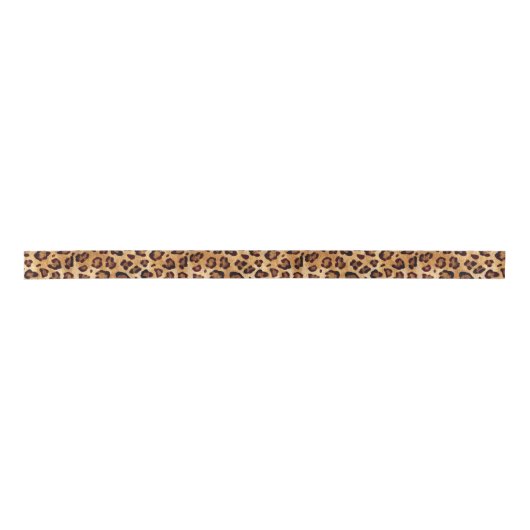 Rustic Texture Leopard Print Lint (Voorkant)