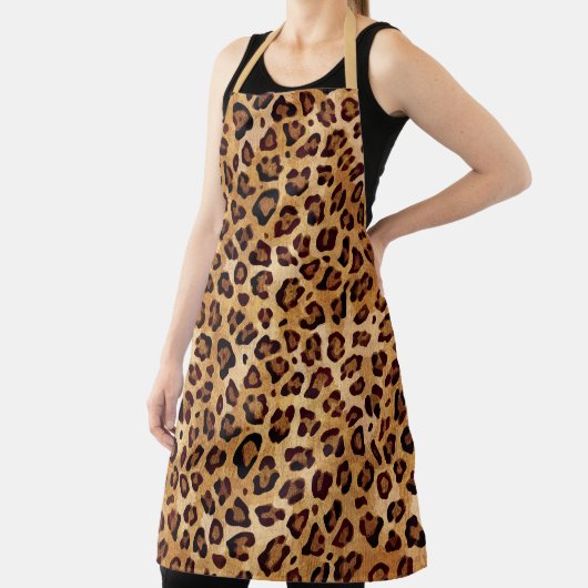 Rustic Texture Leopard Print Schort (Insitu)