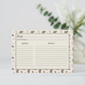 Rustic Thanksgiving najaar leest ontvangt (Staand voorkant)