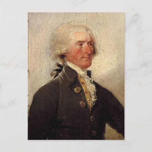 Rustic Thomas Jefferson Painting Briefkaart (Voorkant)
