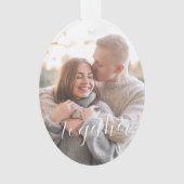 Rustic Together 2 faces Custom Photo Milestone (devant)