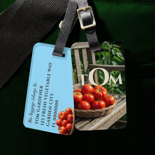 Rustic Tomato Basket Gardener Bagagelabel