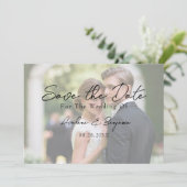 Rustic Tree Heart Photo Enregistrer Les Cartes De  (Debout devant)