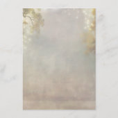 Rustic Tree Lights Branches Wedding Informatie Informatiekaartje (Achterkant)