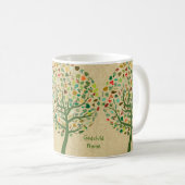 Rustic Tree of Life Teen Goddochter Personalized Koffiemok (Voorkant rechts)