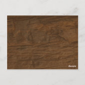 Rustic Tree Wedding Zitting Grafiek Briefkaart (Achterkant)