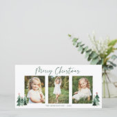 Rustic Trees Modern Kerstfeestdag 3 Foto (Staand voorkant)