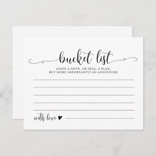 Rustic Trouw Emmer Lijst Kaarten | Emmer Lijst Ide (Voorkant / Achterkant)