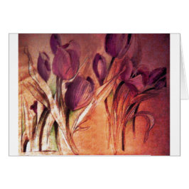 Rustic Tulips-kaart