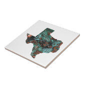 Rustic Turquoise Texas Tegeltje (Zijkant)