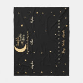 Rustic Twinkle Twinkle hield van driekleppige mijl Fleece Deken (Voorkant)
