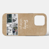 Rustic Vader met Kinder en familiefotocollage Case-Mate iPhone Case (Achterkant (horizontaal))