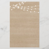 Rustic vind het spel van het vrijgezellenfeest van flyer (Achterkant)