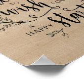 Rustic Vines Mariage Invité Réserver affiche du co (Coin)