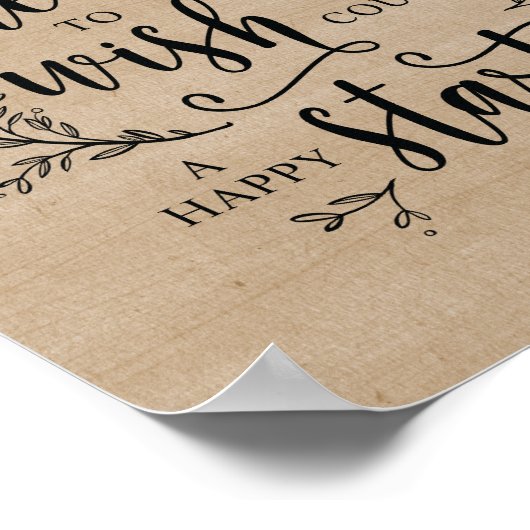 Rustic Vines Mariage Invité Réserver affiche du co (Coin)