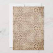 Rustic Vineyard Wedding RSVP Kaart (Achterkant)