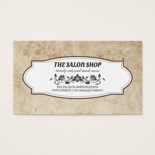 Rustic Vintage Gift Certificate (Devant)