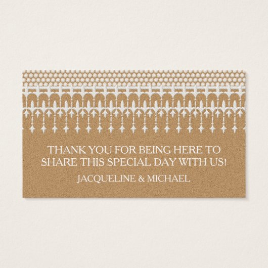 Rustic Vintage Lace Kraft (Dos)