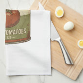 Rustic Vintage Spiced Tomato Can Theedoek (Quarter Fold)