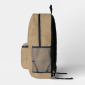 Rustic Voeg uw Logo Custom Text Company toe Bedrukte Rugzak (Rechts)