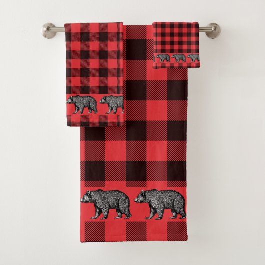 Rustic Walking Beer Buffalo Pset Bad Handdoek (Insitu)