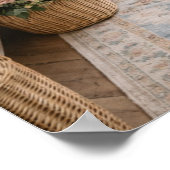 Rustic Wall Art French Farmhouse Bathroom Poster (Hoek)