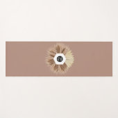 Rustic Warm Neutral Colors Business Logo Yogamat (Voorkant (horizontaal))