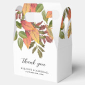 Rustic Watercolor Herfst Dank Je Favoriete Doos Bedankdoosjes (Geopend)
