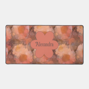 Rustic Watercolor Madeliefjes Bloemmotief Bureaumat