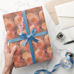 Rustic Watercolor Madeliefjes Bloemmotief Cadeaupapier