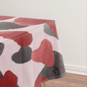 Rustic Watercolor Winter Animal Print Tafelkleed (Voorbeeld)