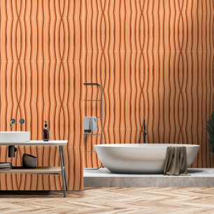 Rustic Wave Minimalist Tubes Behang