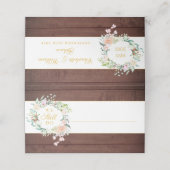 Rustic we doen nog steeds het Jubileum van Floral (Buitenkant ongevouwen)