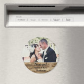 Rustic Weddenschap groot formaat Foto Magnet Magneet (Insitu (Vaatwasser))