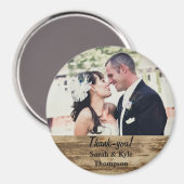 Rustic Weddenschap groot formaat Foto Magnet Magneet (Voorkant / Achterkant)
