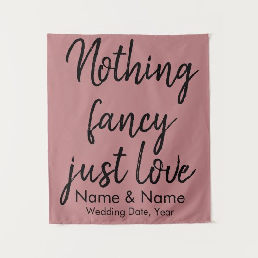 Rustic Wedding Backdrop voor ontvang en afleiding Wandkleed (Voorkant)