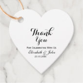 Rustic Wedding Bedankt Bedankjes Labels (Voorkant)