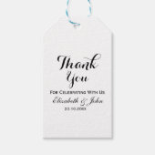 Rustic Wedding Bedankt Cadeaulabel (Voorkant)