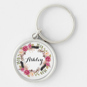 Rustic Wedding Bridesmaid Gift Boho Wedding Party Sleutelhanger