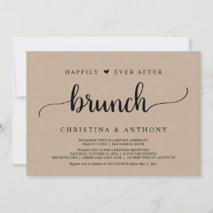 Rustic Wedding Elopement, gelukkig altijd na Brunc Kaart