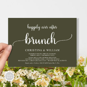 Rustic Wedding Elopement, gelukkig altijd na Brunc Kaart