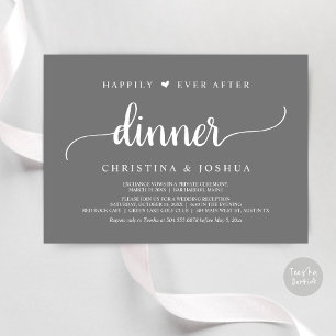 Rustic Wedding Elopement, gelukkig altijd na het e Kaart