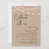 Rustic Wedding Elopement Party, vieren met ons Kaart (Voorkant)