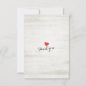 Rustic Wedding Floral Wood String Light RSVP Antwo (Achterkant)