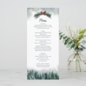 Rustic Wedding Food & Drink Menu (Staand voorkant)