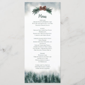 Rustic Wedding Food & Drink Menu