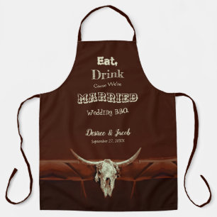 Rustic Wedding Funny Bull Skull Western Schort