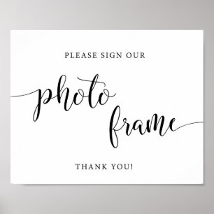 Rustic Wedding Gelieve te ondertekenen Ons Lijst v Poster